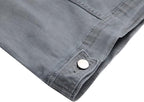 Mens Denim Jacket Ripped Slim Jean Jacket Coat