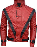 Michael Jackson Red Thriller Leather Jacket