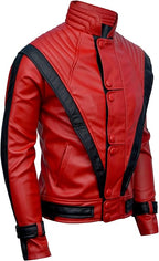 Michael Jackson Red Thriller Leather Jacket