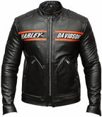 Men’s Harley-D Biker Leather Jacket