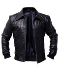 Men’s Real Black Leather Jacket
