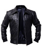 Men’s Real Black Leather Jacket