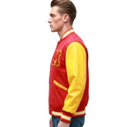Michael Jackson Thriller Red &amp; Yellow Varsity Jacket