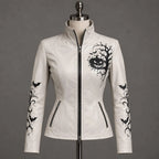 Women’s Off-White Halloween Sheepskin Leather Jacket