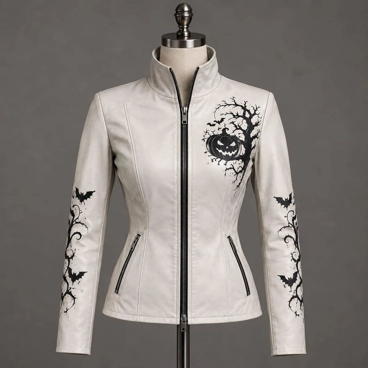 Women’s Off-White Halloween Sheepskin Leather Jacket