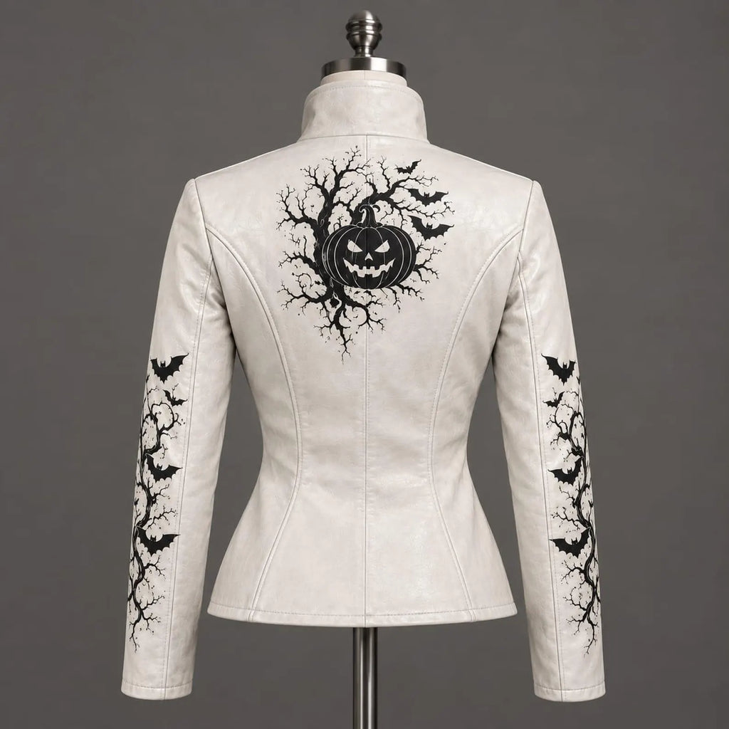 Women’s Off-White Halloween Sheepskin Leather Jacket
