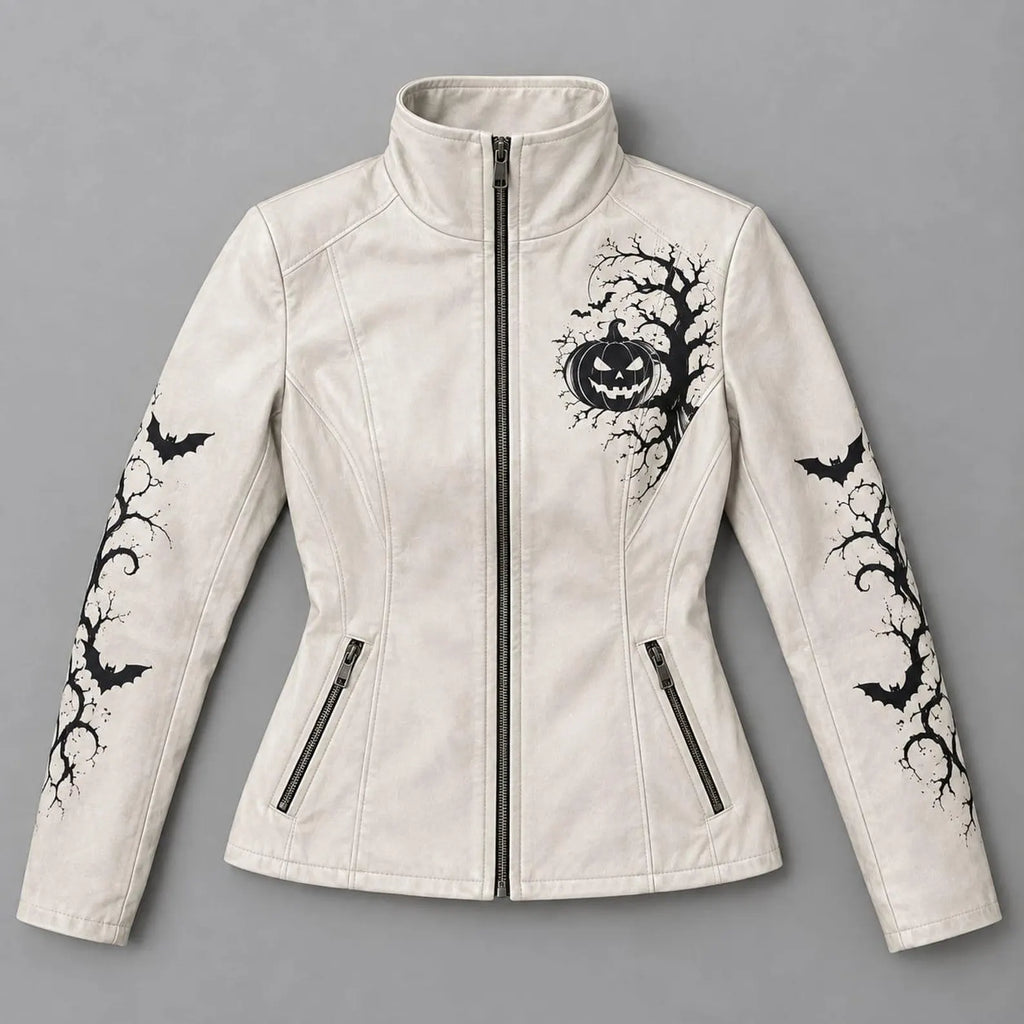 Women’s Off-White Halloween Sheepskin Leather Jacket