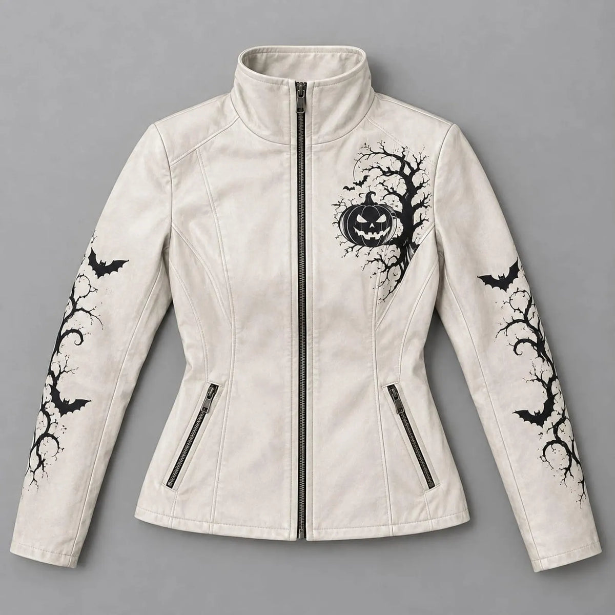 Women’s Off-White Halloween Sheepskin Leather Jacket
