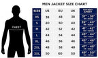 Men's Red and Black Varsity Jacket - Baseball Style Jacket
